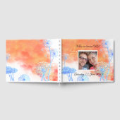 Als wir zu uns wurden Dandelion und Aquarellwolken Gästebuch (Voll)