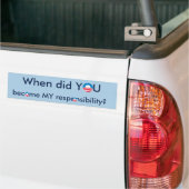 Als wurden SIE MEINE Verantwortung? Autoaufkleber (Auf Lkw)