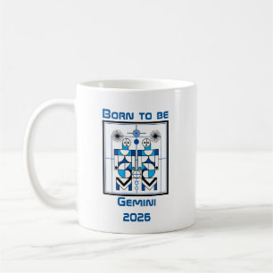 Als Zwilling geboren Kaffeetasse