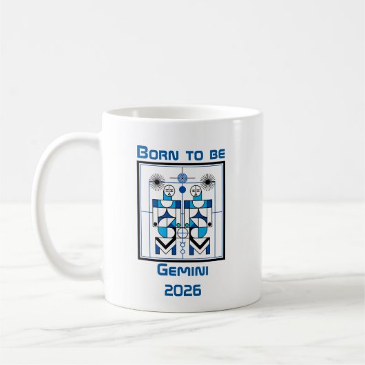 Als Zwilling geboren Kaffeetasse (Links)