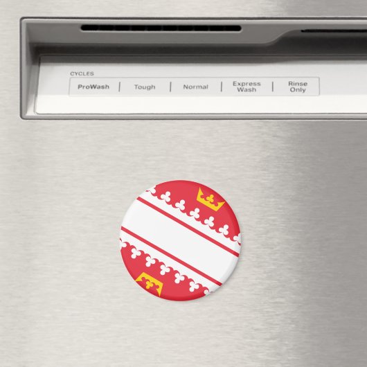 Alsace Flag Magnet (In Situ (Geschirrspüler))