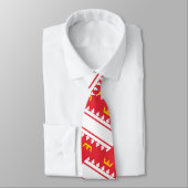 Alsace flagge Neck Tie Krawatte (Gebunden)