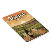 Alsace France Travel Magnet (Rechte Seite)