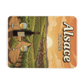 Alsace France Travel Magnet (Horizontal)