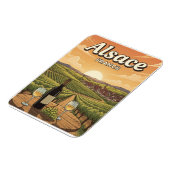 Alsace France Travel Magnet (Linke Seite)