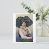 Alsace Girl Postcard Postkarte (Stehend Vorderseite)