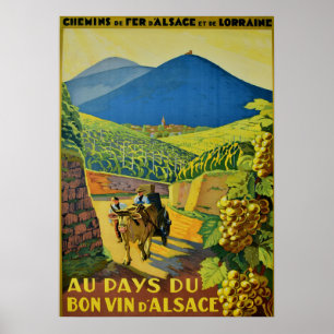ALSACE POSTER