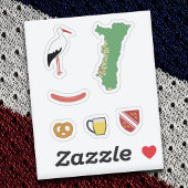 Alsace Stickers Set Aufkleber