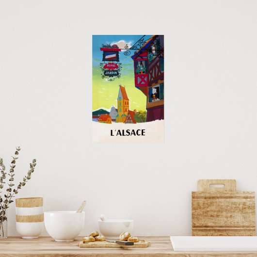 Alsace Travel Poster (Küche)