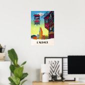 Alsace Travel Poster (Heimbüro)