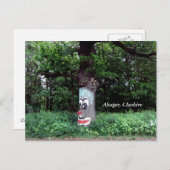 Alsager Tree mit Gesichtskarte Postkarte (Vorne/Hinten)