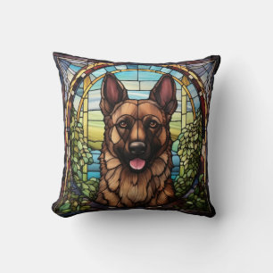 Alsatian Dog Art Pillow Kissen