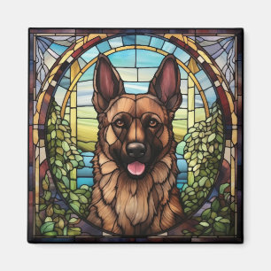 Alsatian Dog Magnet
