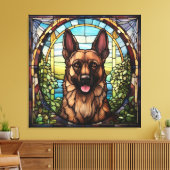 Alsatian Hund Leinwand Art (Insitu (Wohnzimmer))