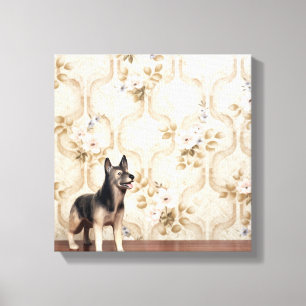 Alsationshund Leinwanddruck