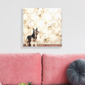 Alsationshund Leinwanddruck (Insitu (Wohnzimmer))