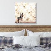 Alsationshund Leinwanddruck (Insitu (Schlafzimmer))