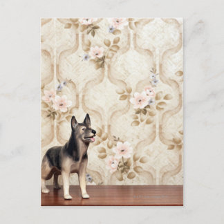 Alsationshund Postkarte