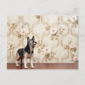 Alsationshund Postkarte (Vorderseite)