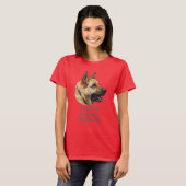 Alsatischer Schäferhund T-Shirt (Vorne ganz)