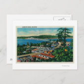 Alsea Bay Bridge in Waldport, Oregon Postkarte (Vorne/Hinten)