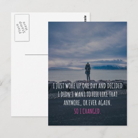 Also änderte ich mein Angebot Postkarte (Vorne/Hinten)