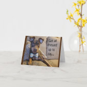 ALSO BEREIT ZU SAGEN *NUR CHRISTMAS* KLEINE KRAWAT KARTE (Gelbe Blume)