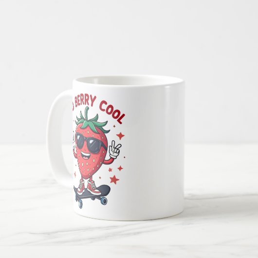 Also Berry Cool Frucht Lover Strawberry Saison Kaffeetasse (Vorderseite Links)
