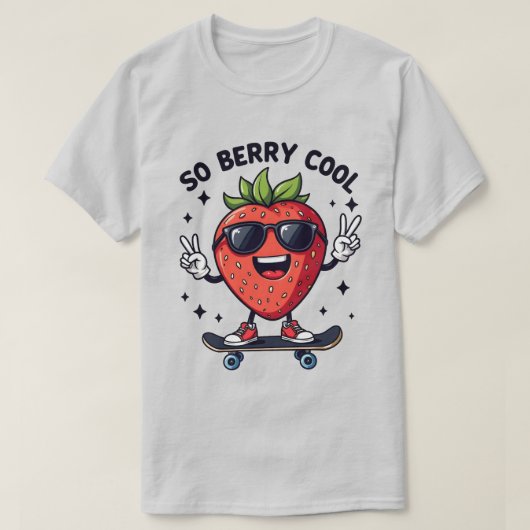 Also Berry Cool Frucht Lover Strawberry Saison T-Shirt (Design vorne)