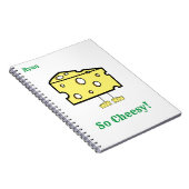 Also Cheesy Wrapping Paper Notebook Notizblock (Rechte Seite)
