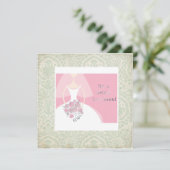 Also Chic Bridal Luncheon Einladung (Stehend Vorderseite)