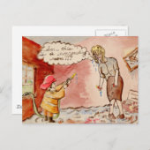 Also...das ist ein Nichtraucherzimmer?!? Postkarte (Vorne/Hinten)