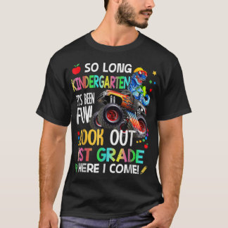 Also, der lange Kindergarten schaut auf die 1. Kla T-Shirt