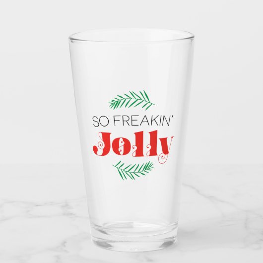 Also Freakin' Jolly Glas (Vorderseite)