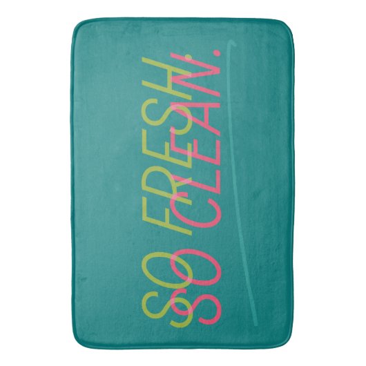 Also frisch. So sauber. Badematte (Vorderseite Vertikal)