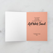 Also fühlt man sich, als ob man schwimmt, bekommt  dankeskarte (Innenseite)