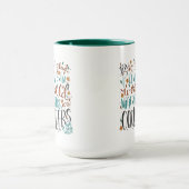 Also Glad gibt es Oktobers Zitat Tasse (Zentrum)