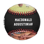 ALSO GLAD ZUKUNFT VATER Adoption Vatertag Baseball (Vorderseite)