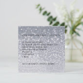 Also Glittery Modern Entschuldigung Karte (Stehend Vorderseite)