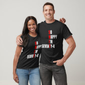 ALSO GLÜCKLICH BIN ICH VIERUNDFÜNFZIG FUNNY 74. GE T-Shirt (Unisex)