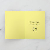 Also glücklich, dass Sie geimpft worden sind COVID Karte (Innenseite)