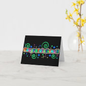 ALSO "GLÜCKLICH" FÜR SIE GRATULIERUNGEN KARTE (Gelbe Blume)