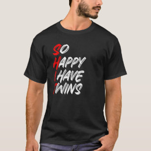 Also glücklich, ich habe zwei Mamas Vater Parent S T-Shirt