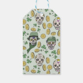 Also glücklich St. Patrick's Day Sugar Skulls Geschenkanhänger (Rückseite)