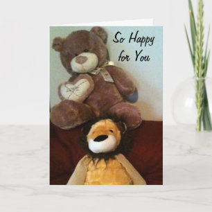 ALSO GLÜCKLICH ÜBER IHRE ADOPTION NEWS KARTE