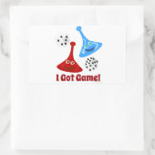 Also Got ich Game Rechteckiger Aufkleber (Tasche)