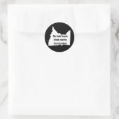 Also haben wir hinten Horizontal MN Funny Stickers (Tasche)