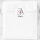 Also Hoppy Together - Cartoon Rabbit Sticker (Tasche)