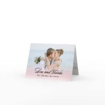 Also in der Liebe | Hochzeit Danke Foto