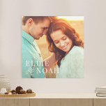 Also in der Liebe Personalisiertes Foto ummantelte Leinwanddruck<br><div class="desc">Die personalisierte Wanddekoration sorgt für wertvolle Momente. Macht ein großartiges Geschenk!</div>